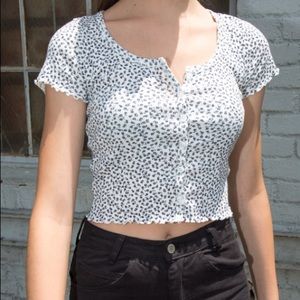 Brandy Melville Zelly Ruffle top